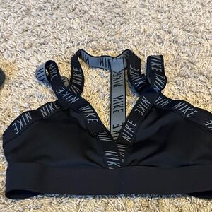 Nike Women's Black Strappy Sports Bra